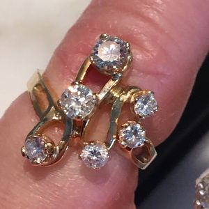 SOLD SOLD SOLD 14K DIAMOND COCKTAIL RING